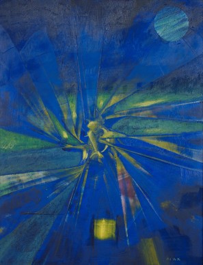 Ein D-painting von Max Ernst 